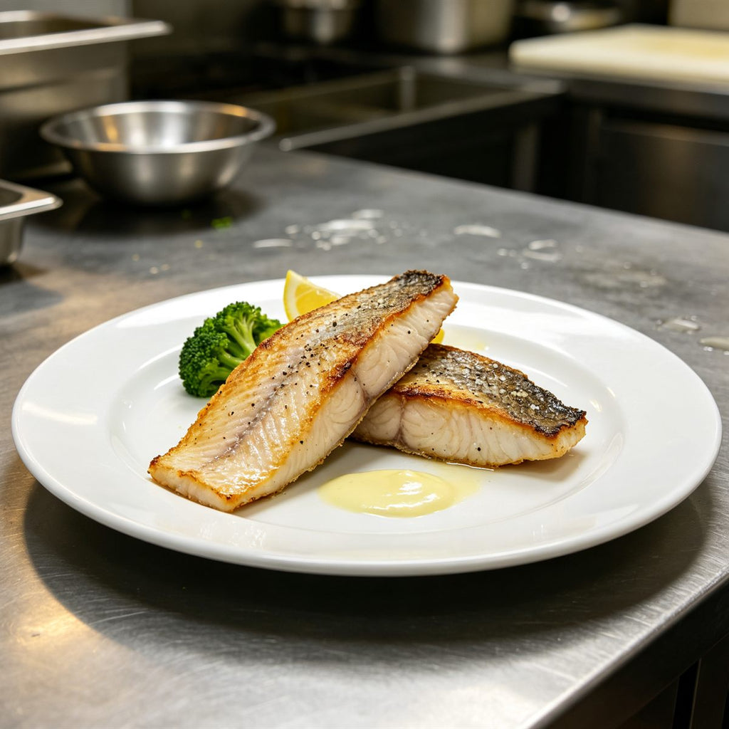 Golden Pan-Seared Tilapia Fish Fillets