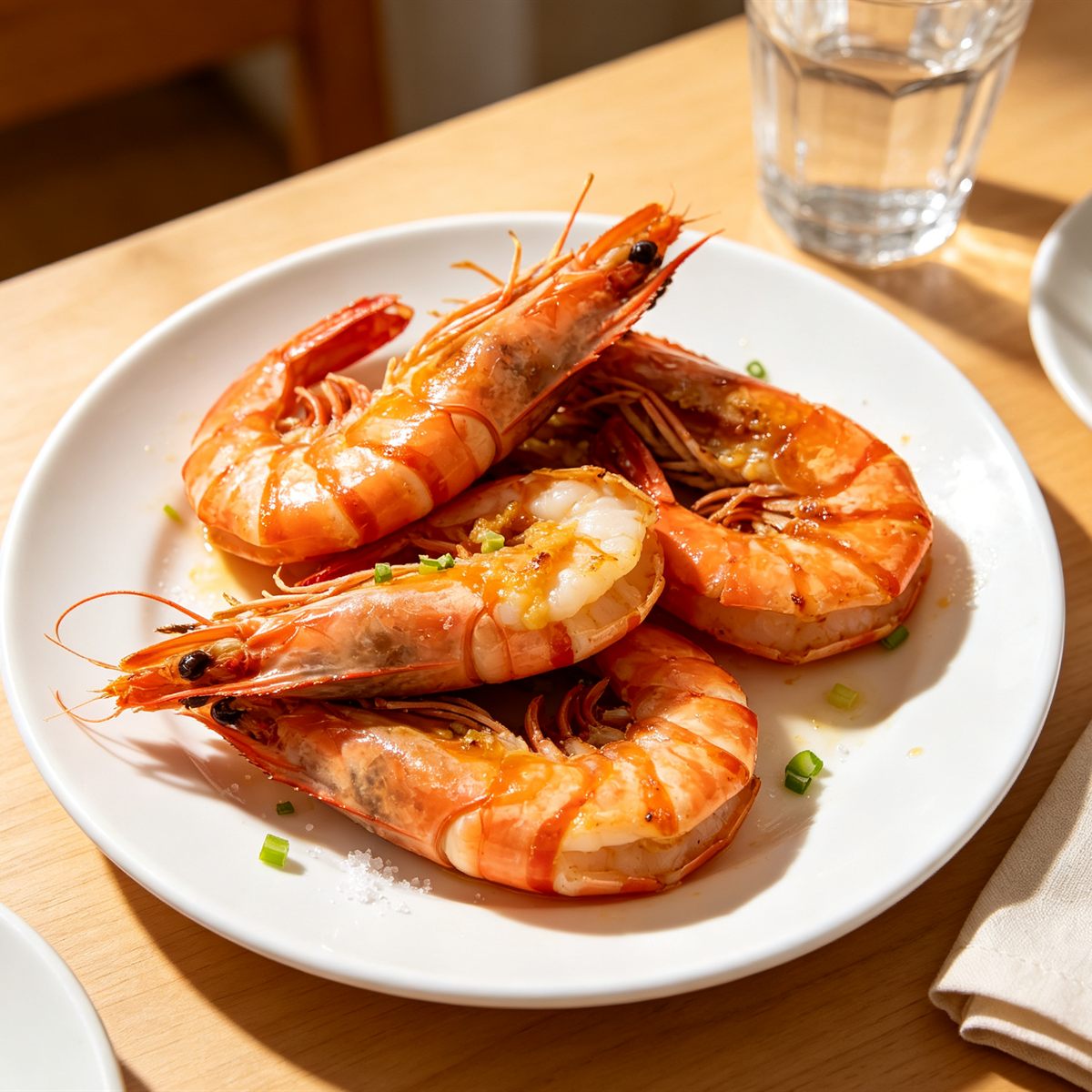 Fresh Mantis Shrimp Split and Grilled